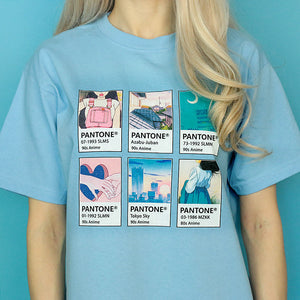 Anime Pantone T-Shirt, Size S & L