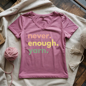 Never Enough Yarn Lady V-neck