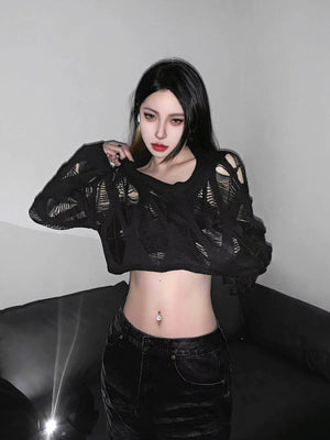 Crochet Crop Sweater