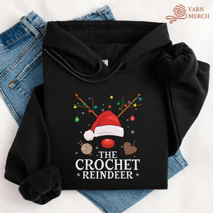 Crochet Reindeer Hoodie