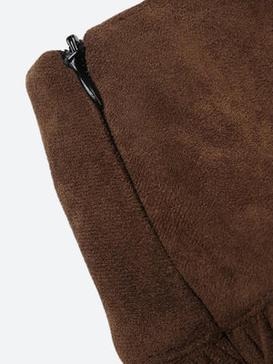 Fairycore Suede Mini Skirt