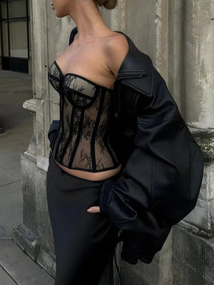 Lace Corset Top