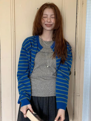 Striped Cardigan