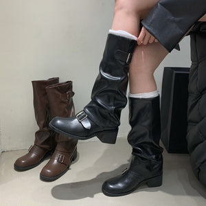 No Apologies Wide Calf Tube Boots