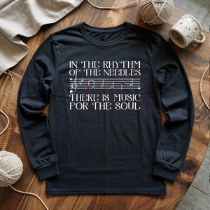 Rhythm of the Needles Long Sleeve T-shirt