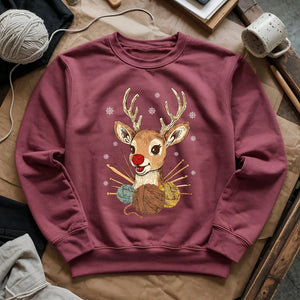 Red Nose Yarndeer Sweatshirt