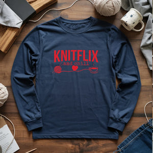 Knitflix And Chill Long Sleeve T-shirt