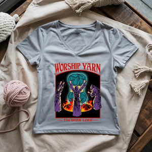 Worship Yarn Lady V-neck
