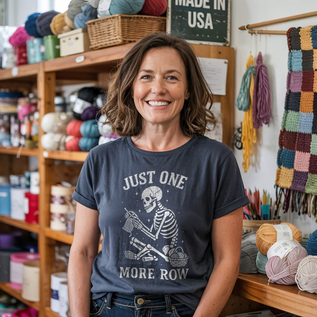 One More Row Skeleton T-shirt