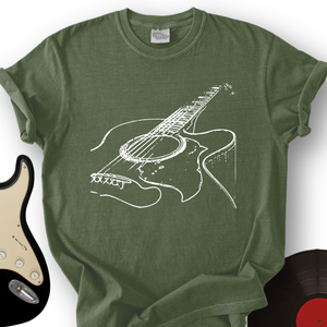 Guitar Sketch T-Shirt