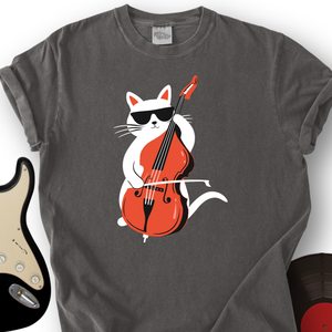 Cat Playing Cello T-Shirt