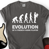 Evolution Of A French Horn Player T-Shirt