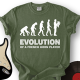 Evolution Of A French Horn Player T-Shirt