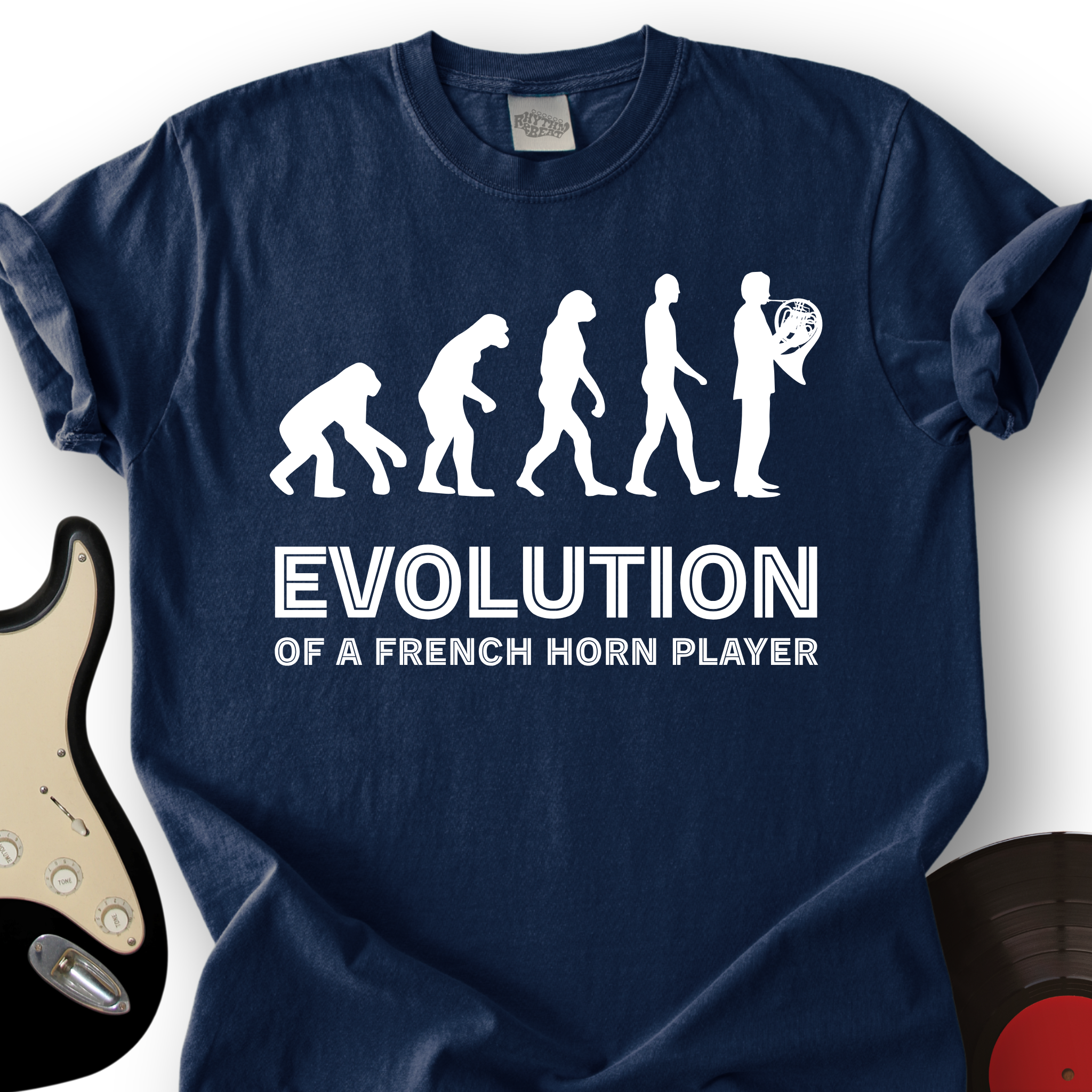 Evolution Of A French Horn Player T-Shirt