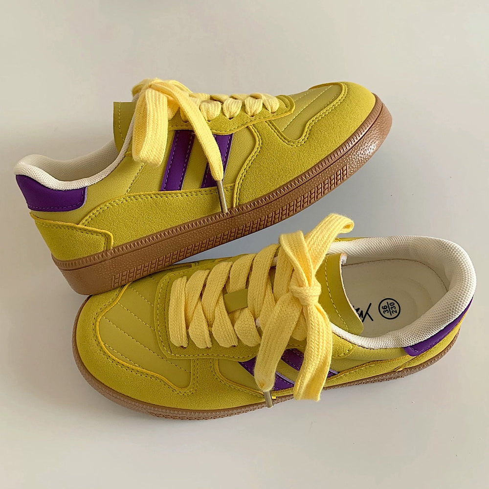 Saturday School Sneakers in Yellow