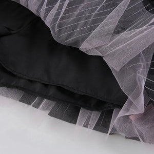 Coquette Striped Mini Skirt