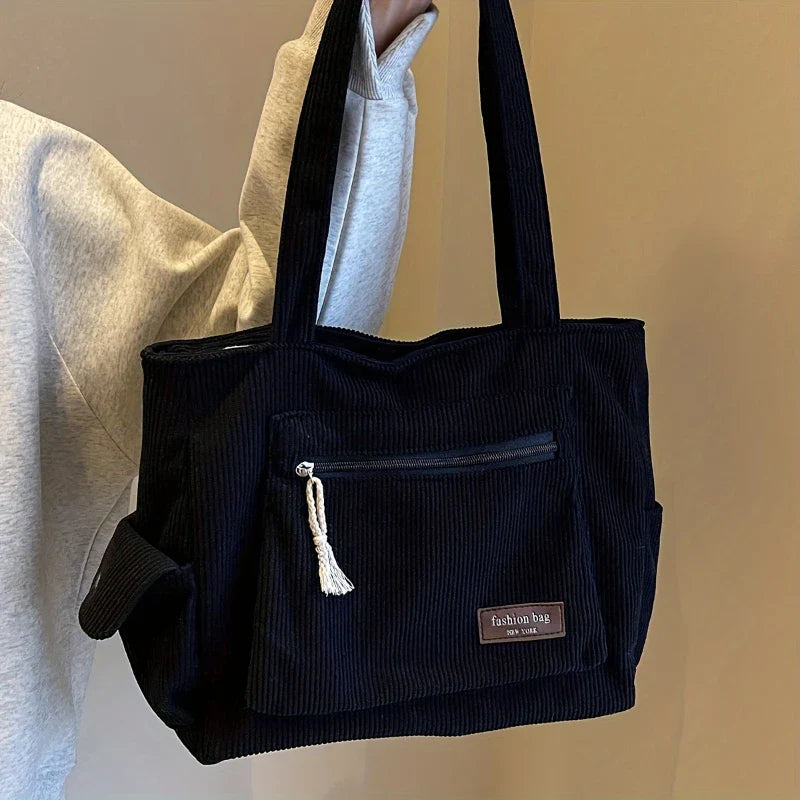 Corduroy Tote Bag