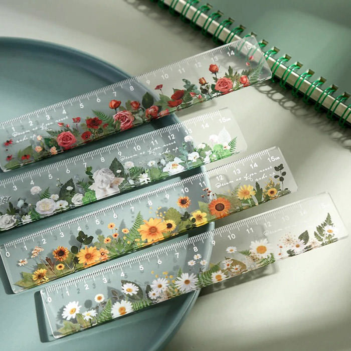 Cottagecore Flower Ruler