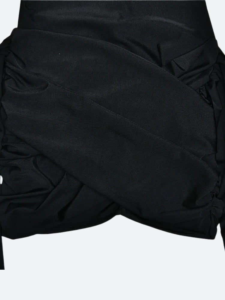 Draped Bodycon Mini Dress