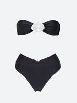 Floral Strapless Bikini Set