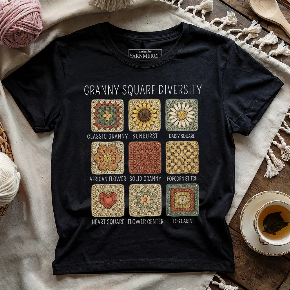 Granny Square Diversity T-shirt