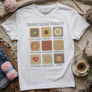 Granny Square Diversity T-shirt