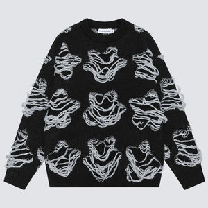 Grunge Distressed Sweater
