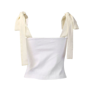 Morning In Paris Bow Tie Top