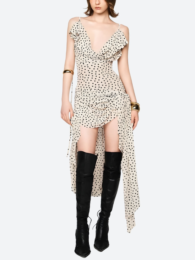 Polka Dot Mini Dress