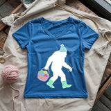 Bigfoot Lady V-neck