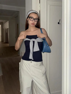 Shirt Tie Top