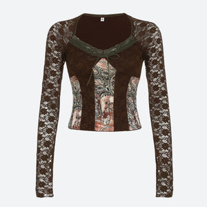 Vintage Bohemian Lace Top