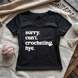 Crocheting. Bye Lady V-neck