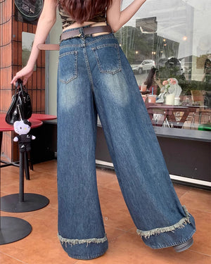 Teenage Drama Wide-Leg Jeans