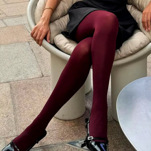 Burgundy Tights
