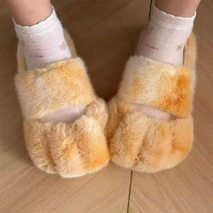 Cat Paw Furry Slippers