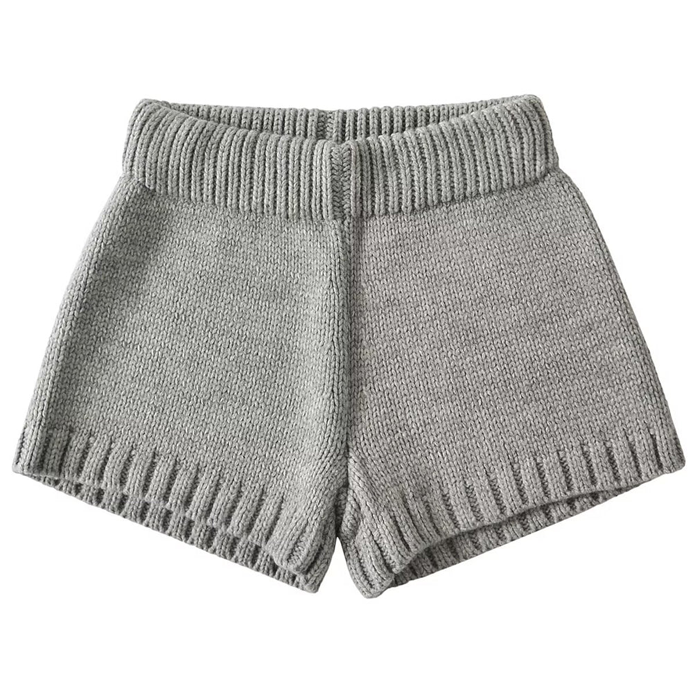 Cozy Days Knit Mini Shorts