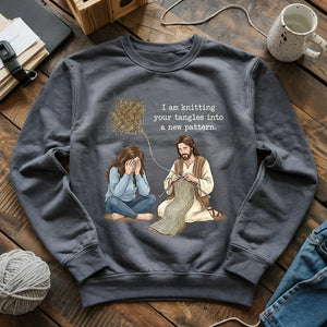 God Knitting Tangles Sweatshirt
