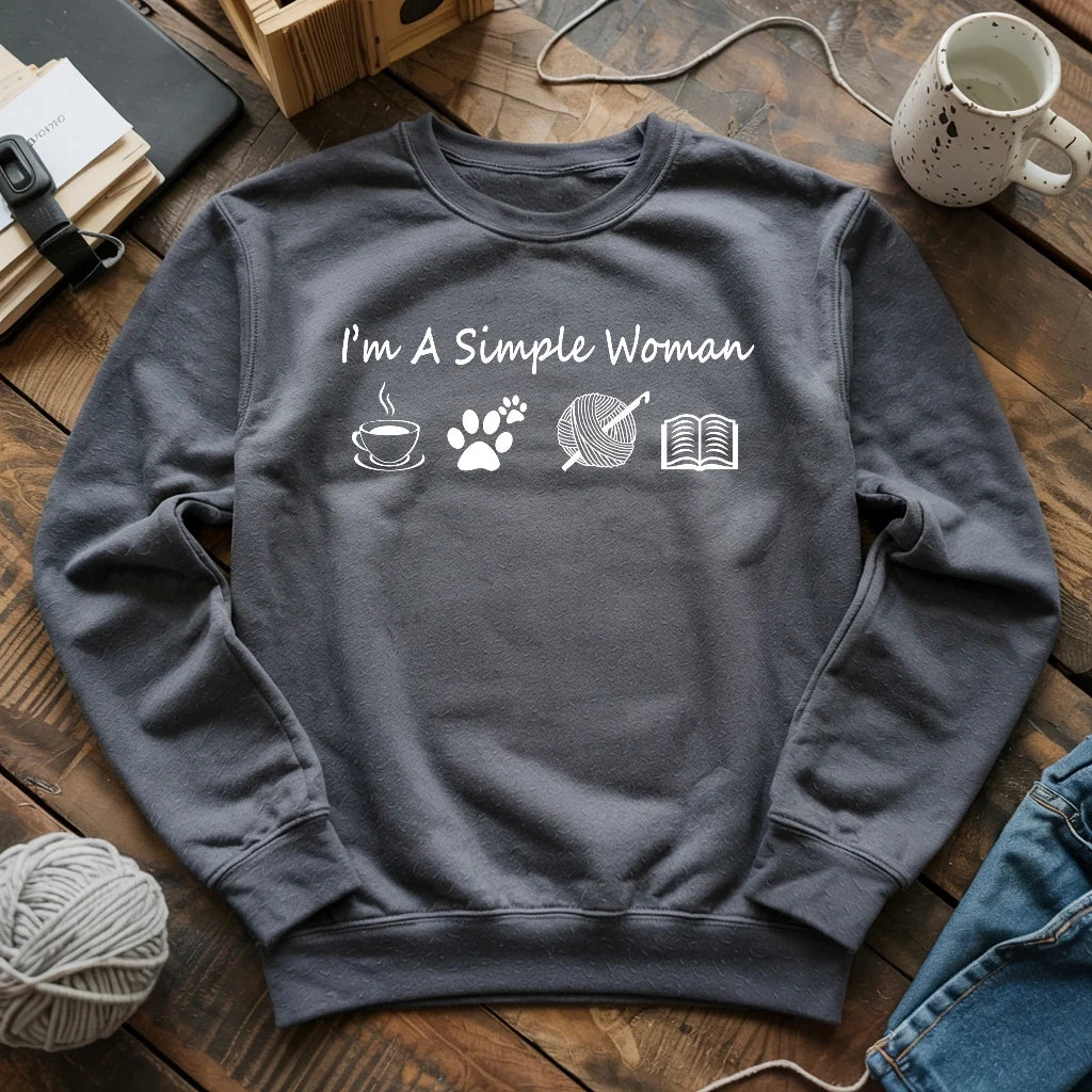 Simple Crocheter Sweatshirt