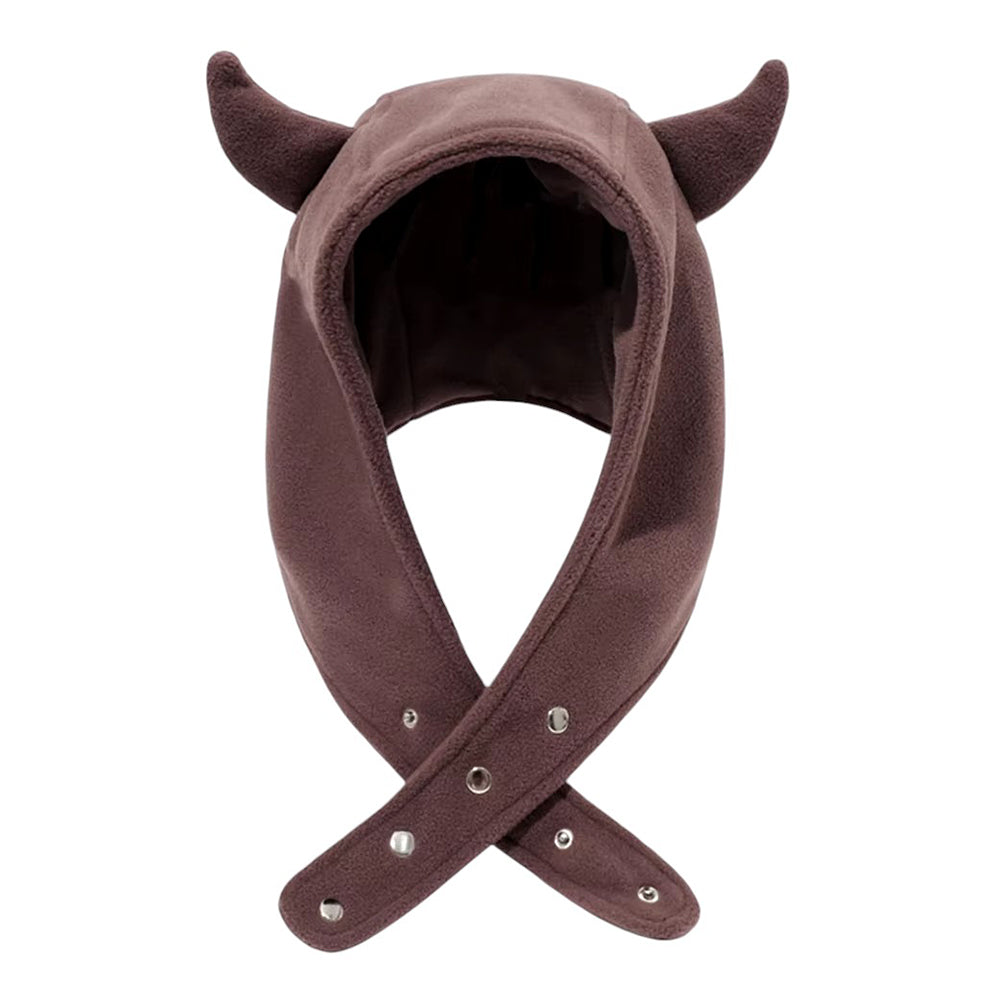 Devil Horns Hood Hat