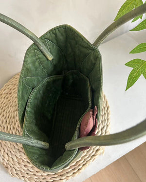 Fairycore Aesthetic Lotus Leaf Bag