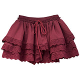 Fairy Grunge Ruffled Mini Skirt