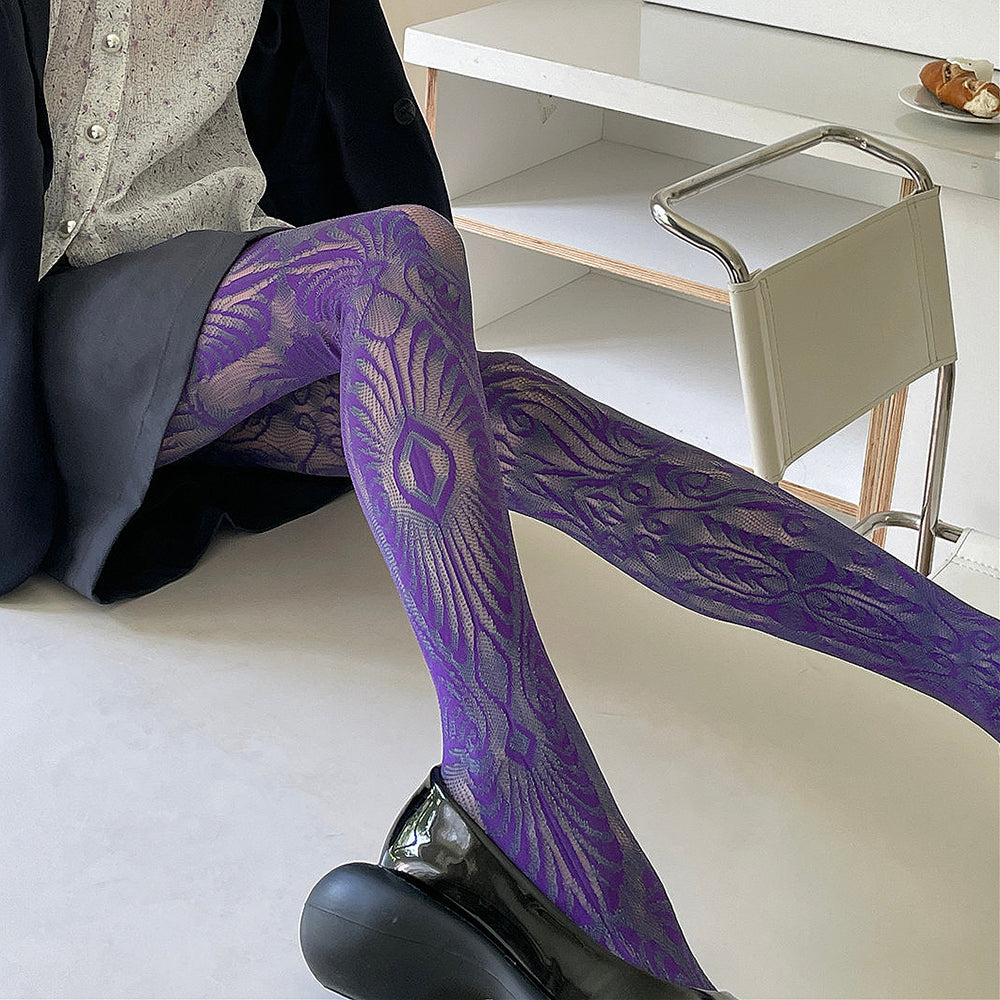 Geometric Pattern Tights