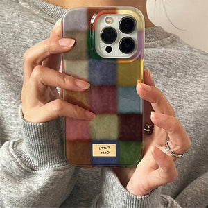 Grandma Aesthetic Plaid iPhone Case