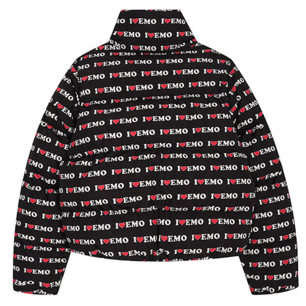 I Love Emo Puffer Jacket
