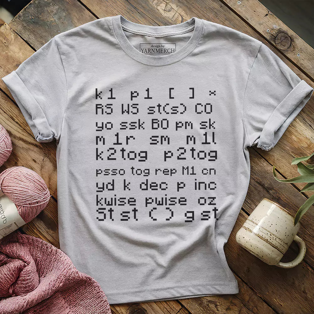 Knitting Code T-shirt