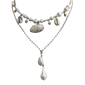 Mermaid Tears Layered Necklace