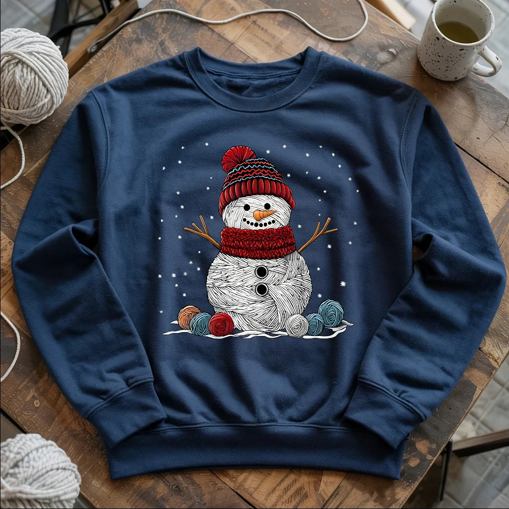 Yarn Snowman Sweatshirt