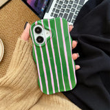 Pastel Wavy Striped iPhone Case