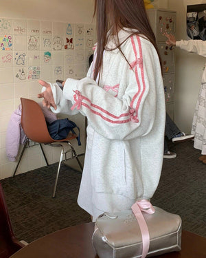 Coquette Bows Side-Stripe Track Suit